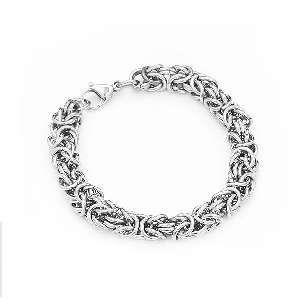 PENDRA Byzantium 8mm Stainless Steel Chain Bracelet