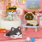 PENDRA Cute Dog Micro Building Set