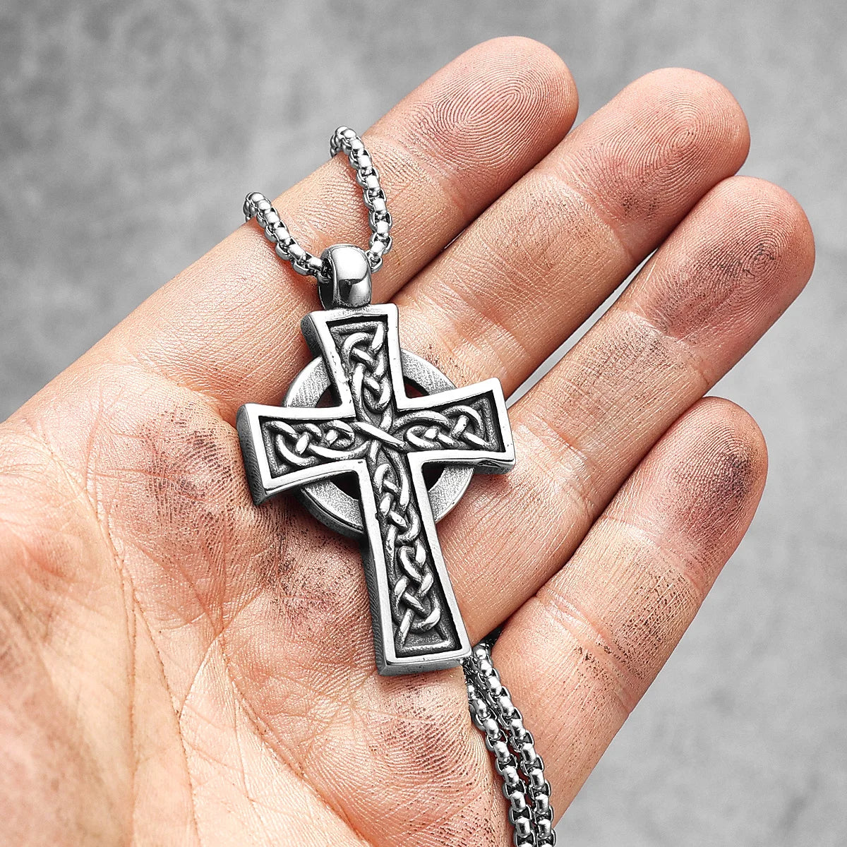 PENDRA Tavvara Cross Charm Necklace