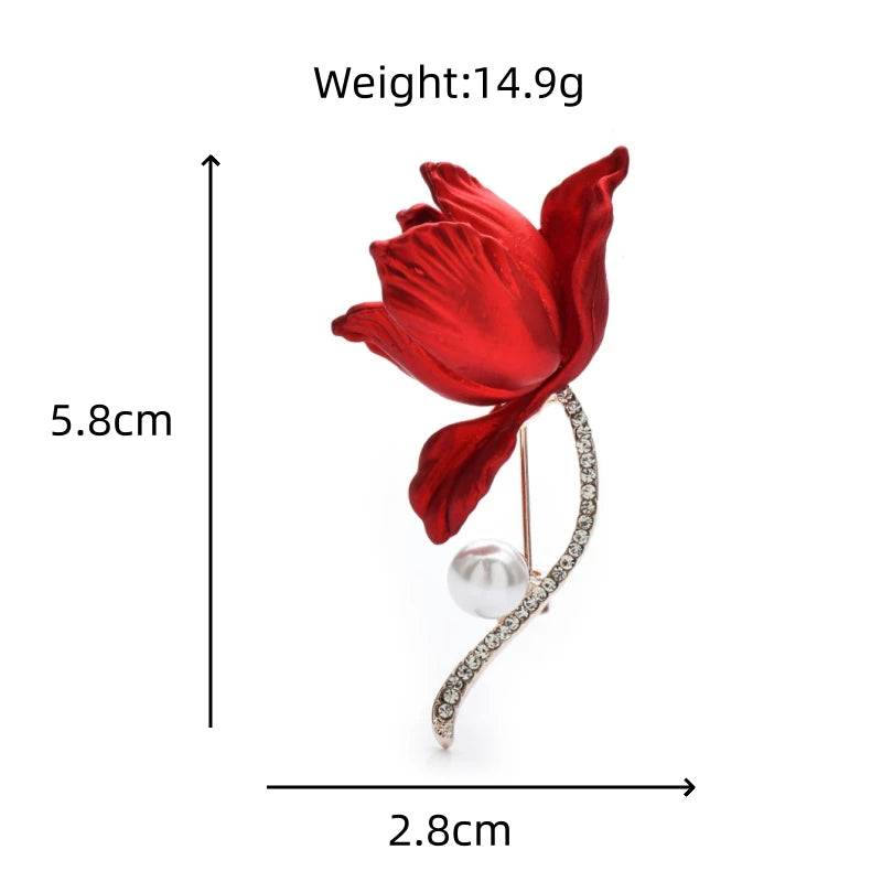 PENDRA Florielle11 Floral Brooch