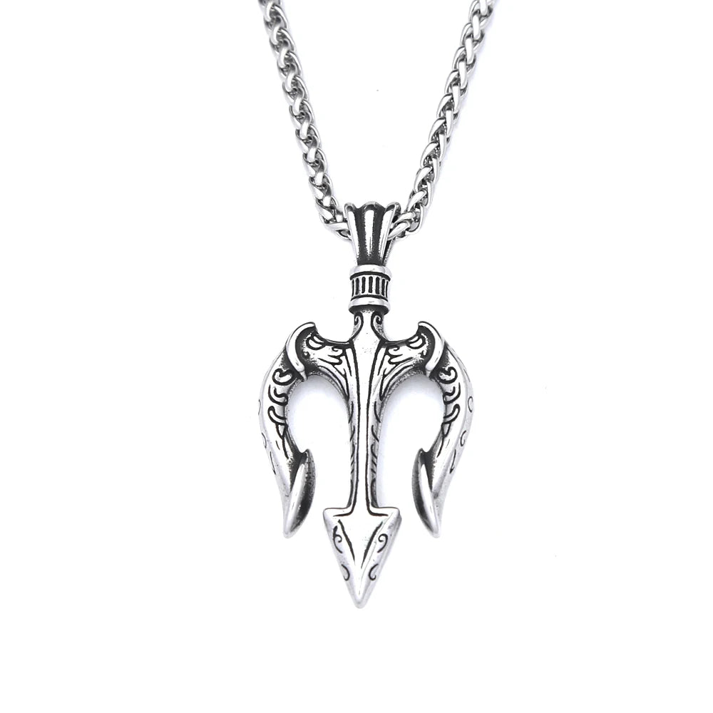 PENDRA Poseidon Greek Trident Pendant