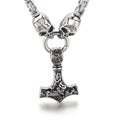 PENDRA Thor Hammer Black Necklace