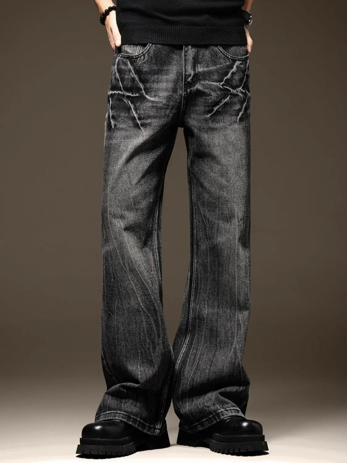 PENDRA Washed Harem End Pants