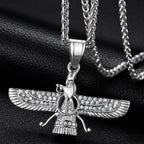 PENDRA Wing Zoroastrian Pendant Necklace