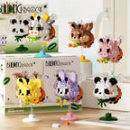 PENDRA Cute Animal Micro Building Set