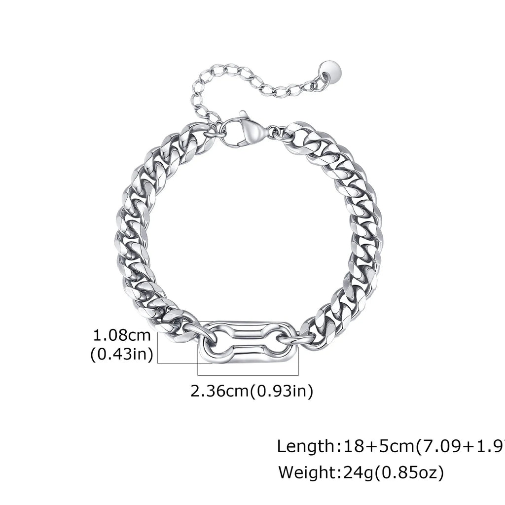 PENDRA Charm Cuban Bracelet