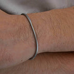 3pcs/set Cuban Chain Bracelet for Men,Classic Stainless Steel Stacked Bracelet,Punk Basic Chains Jewelry Gifts