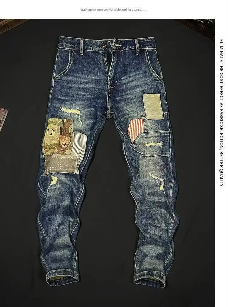 PENDRA Heavy Industry Embroidery Pants