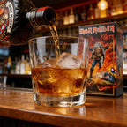 Iron Maiden 51st Anniversary Whiskey Decanter Collectible Glass Liquor Bottle Barware