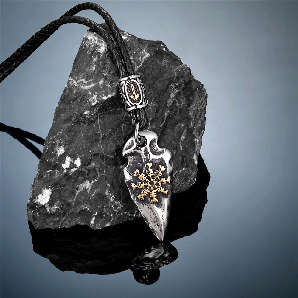 PENDRA Rune Vegvisir Necklace