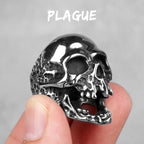 Stainless Steel Men Rings Domineering Devil Skull Punk Rock Gothic for Biker Male Boyfriend Jewelry Creativity Gift Wholesale