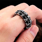 PENDRA Skullgoth Stainless Steel Skull Ring