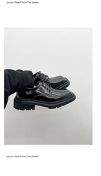 PENDRA Leather Platform End Shoes