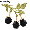 PENDRA Fruitaria Lovely Enamel Fruit Brooch
