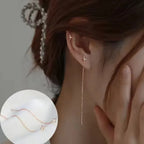 PENDRA Silver Gold Stamp Earrings