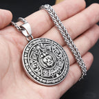 PENDRA Mayanforge Black Mayan Symbol Pendant