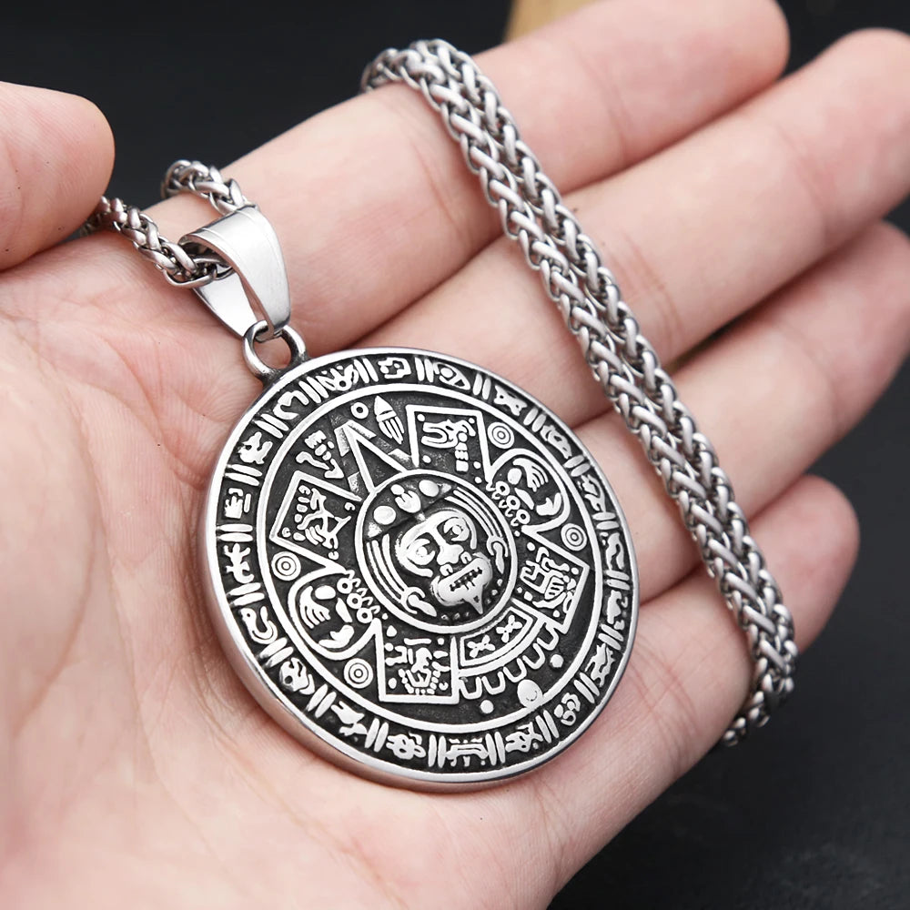 PENDRA Mayanforge Black Mayan Symbol Pendant
