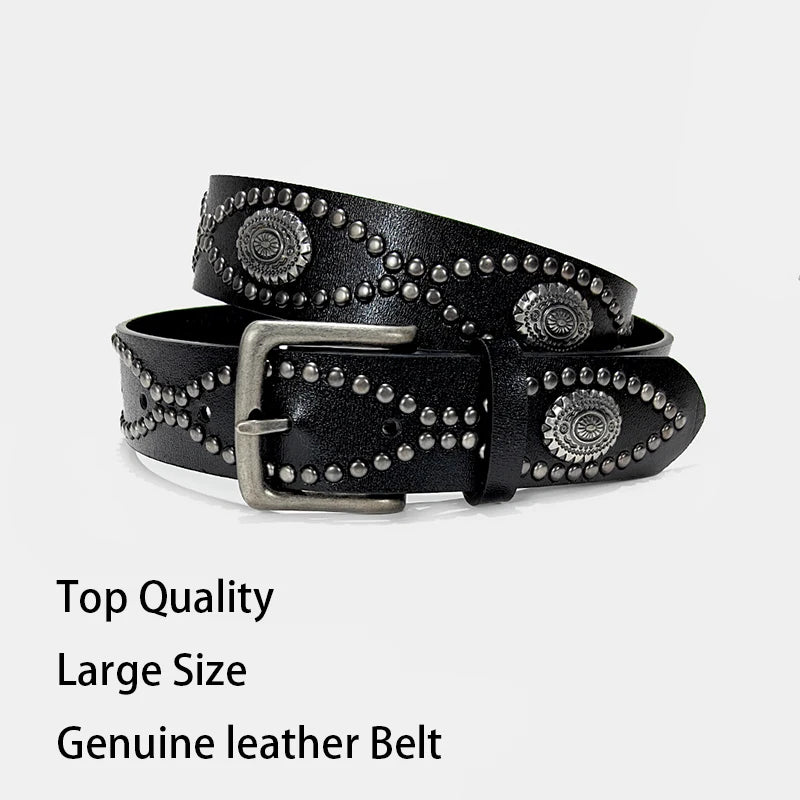 PENDRA Velaene Genuine Leather Pin Buckle Luxury Belt