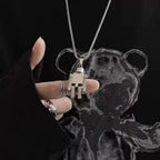 PENDRA Robotpunk Hip Hop Robot Pendant Necklace