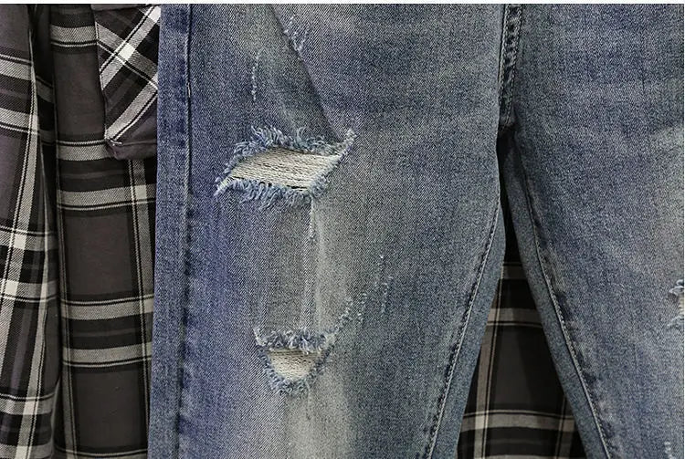 PENDRA Denim Light Fit Pants