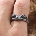 PENDRA Frogforge Stainless Steel Frog Ring