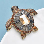PENDRA Vintage Swim Turtle Brooch