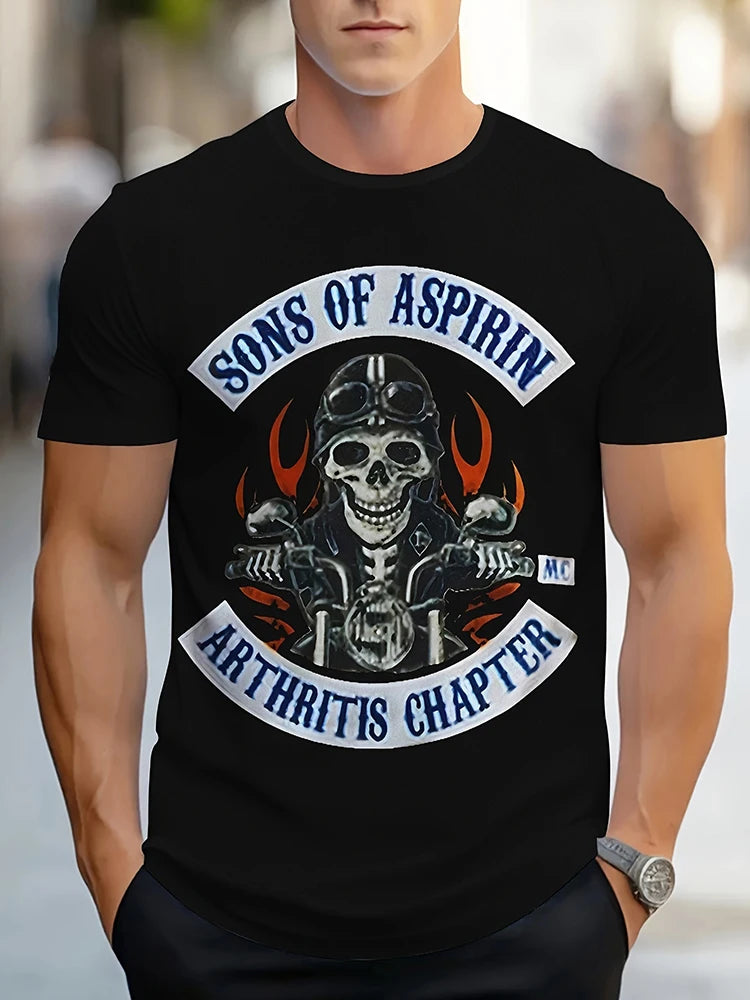 PENDRA Printed Sports Motorcycle T-Shirt