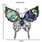 PENDRA Abalone Shell Butterfly Brooch
