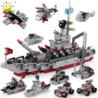 PENDRA Military Ship 8in1 Building Set