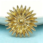 PENDRA Daisyelle Metal Daisy Brooch