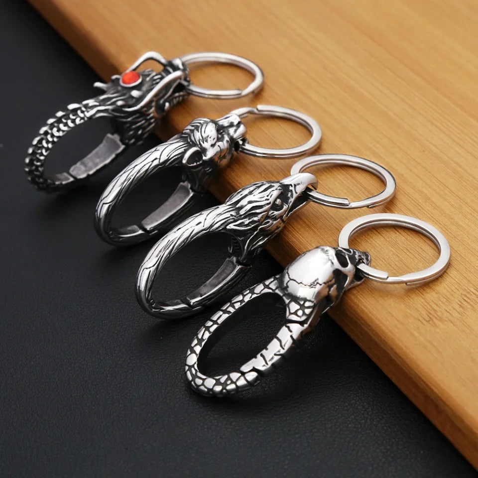 PENDRA Animalforge Stainless Steel Animal Keychain