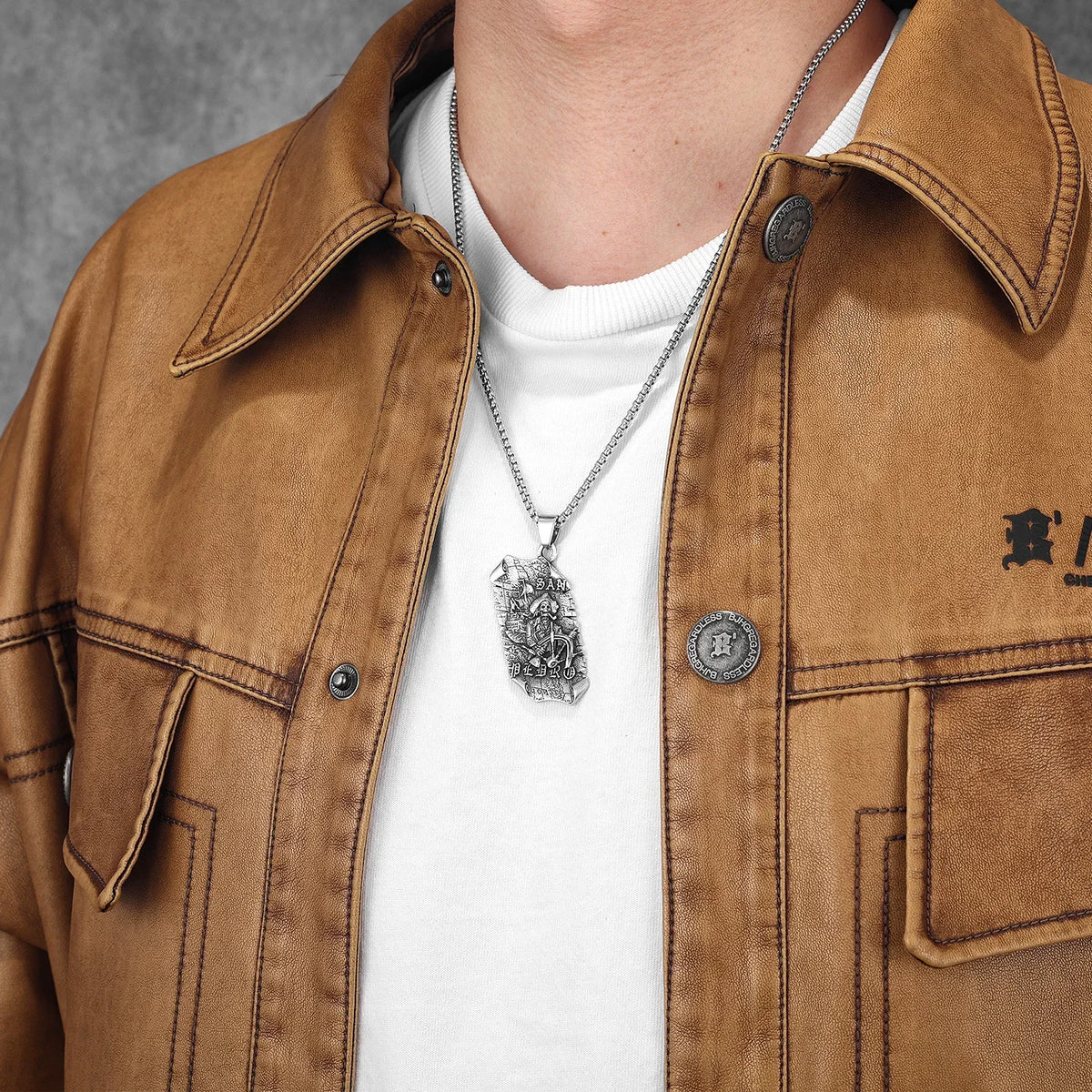 PENDRA Pirate Captain San Steel Necklace