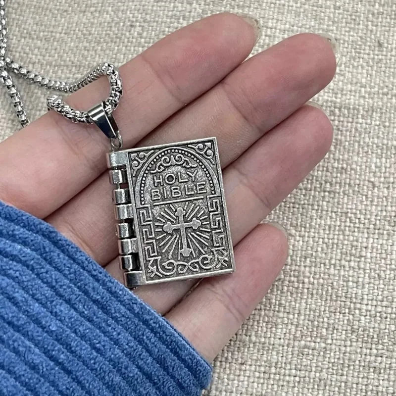 PENDRA Biblebook Multi-Color Bible Book Pendant