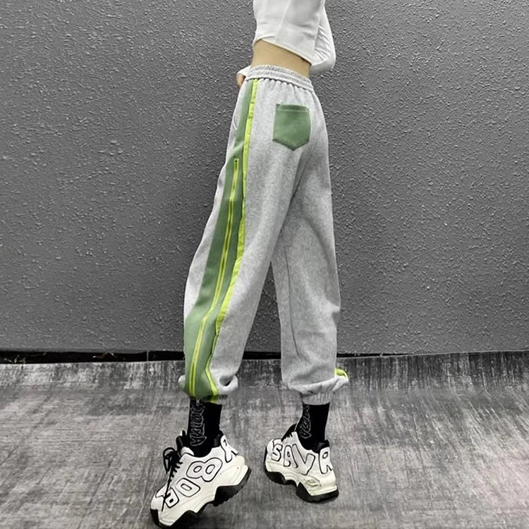 PENDRA Side Color Blocked Pants