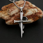 PENDRA Rosecross Vintage Rose Cross Necklace
