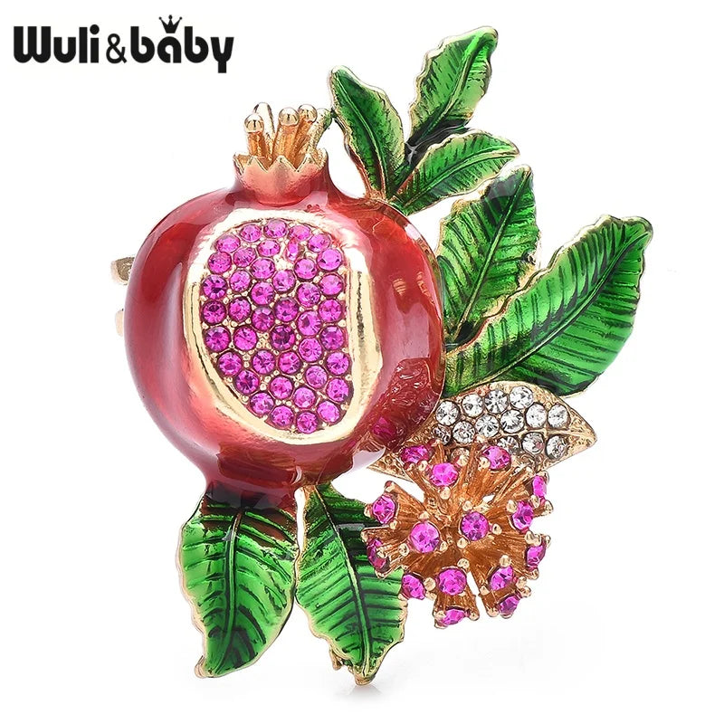 PENDRA Pomella Beautiful Pomegranate Brooch