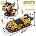 PENDRA Transfrom Racing Robot Building Set