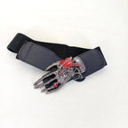 PENDRA Seraelle Skull Designer Wide Corset Belt