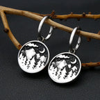PENDRA Valknut Nordic Rune Earrings