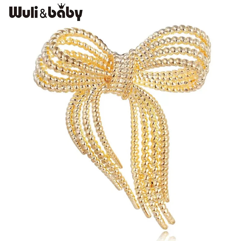 PENDRA Bellarose Metal Bowknot Brooch