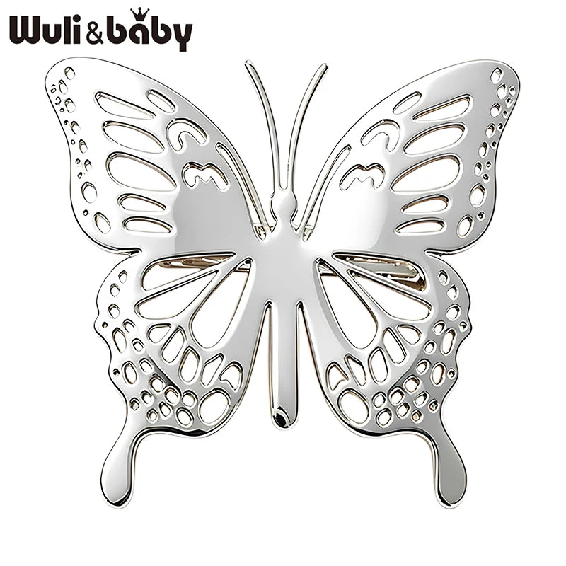 PENDRA Stainless Steel Butterfly Brooch
