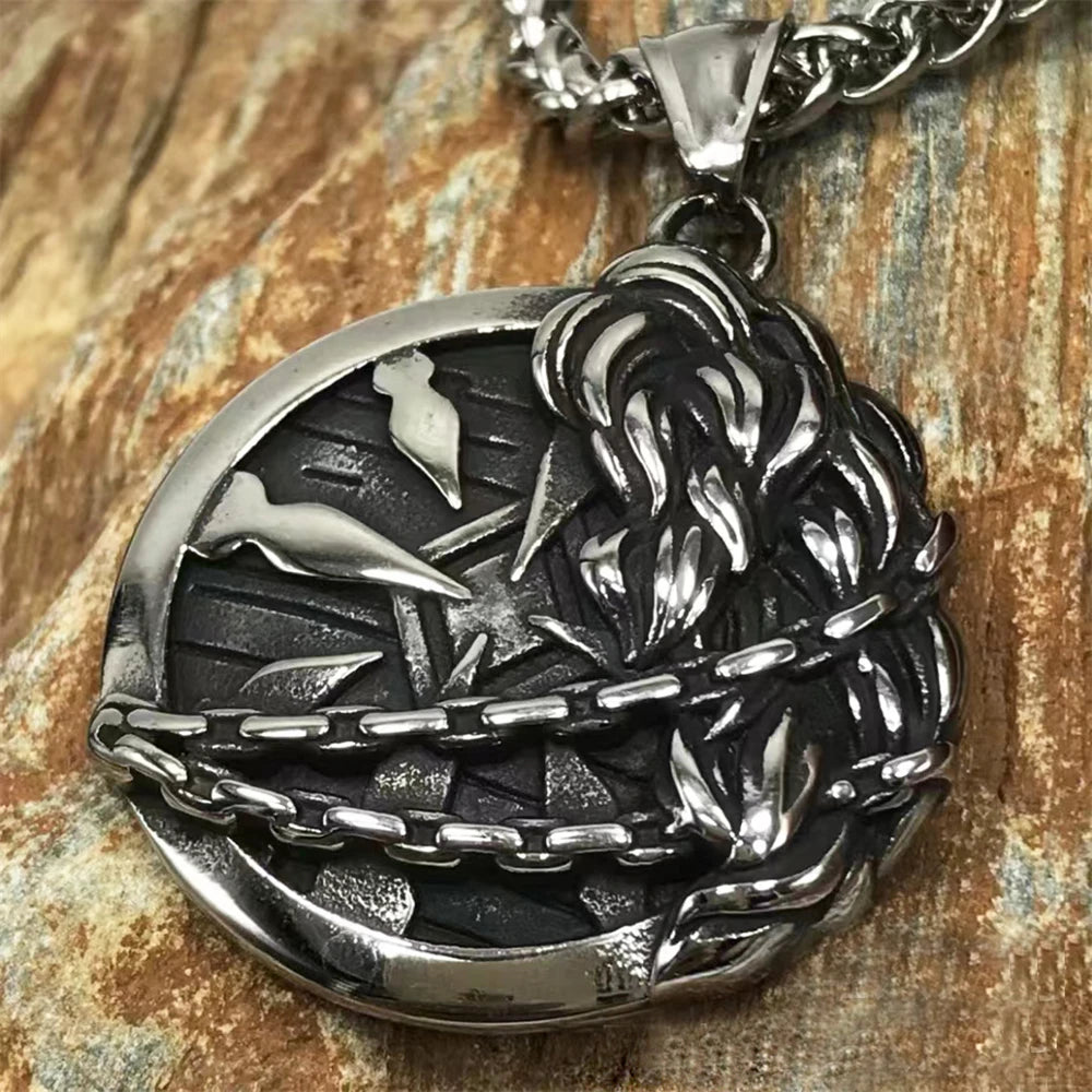 PENDRA Viking Spear Norse Necklace