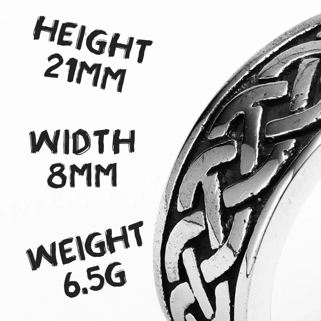 PENDRA Viking Celtic Knot Ring