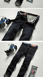 PENDRA Denim Straight Dark Pants