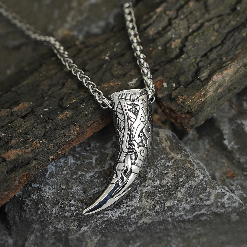 PENDRA Wolf Rune Necklace