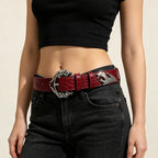 PENDRA Velaine Leather Black Belt