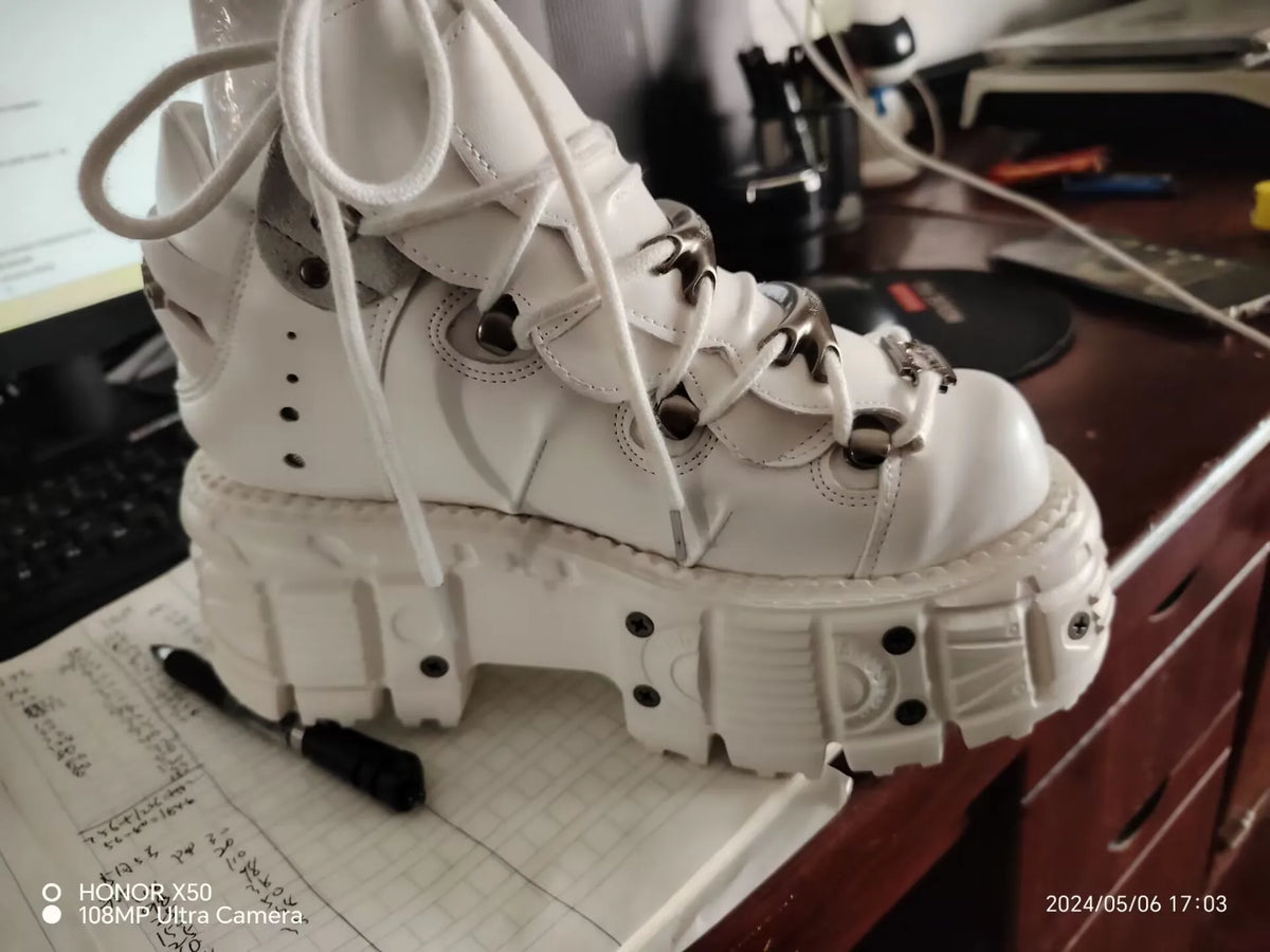 PENDRA Lace Platform Cyberpunk Shoes