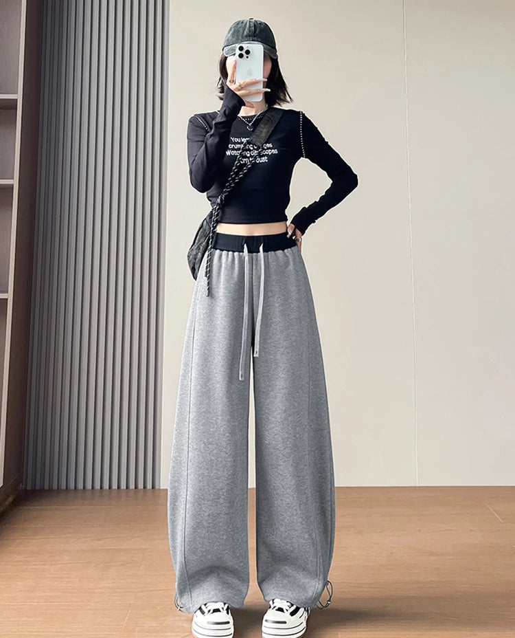 PENDRA American Thick Drawstring Pants