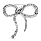 PENDRA Bow knot Snake Brooch