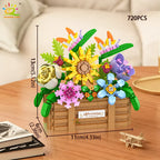 PENDRA Rose Sunflower Micro Building Set